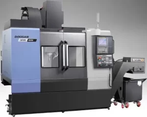 CNC machine in a manufacturing facility
