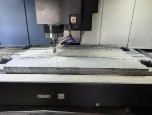 CNC milling on flat sheet