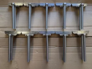 Rear angle of machined parts