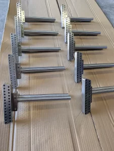 Top shot of metal jigs