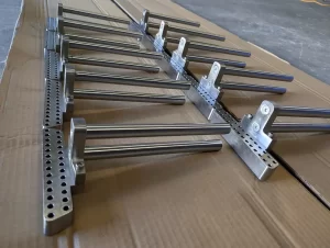 Top view of rod assemblies