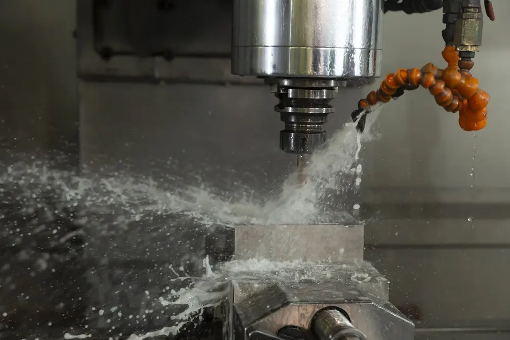 Metalworking cnc milling machine cutting metal modern processing